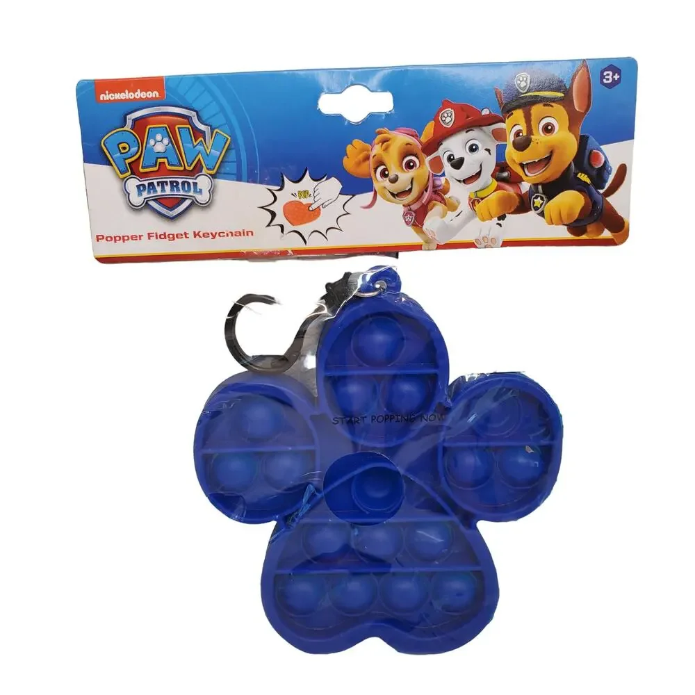 Paw Patrol Popper Fidget Keychain Sensory Toys Backpack Charm Chase Skye
